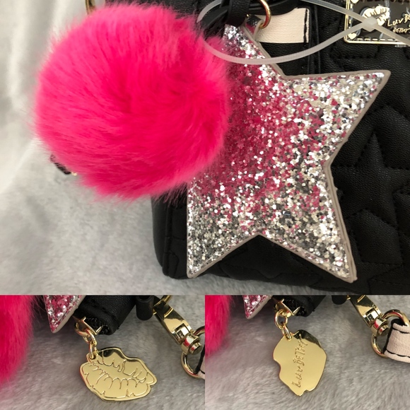 Luv Betsey Small Satchel - Black/White - Picture 8 of 8